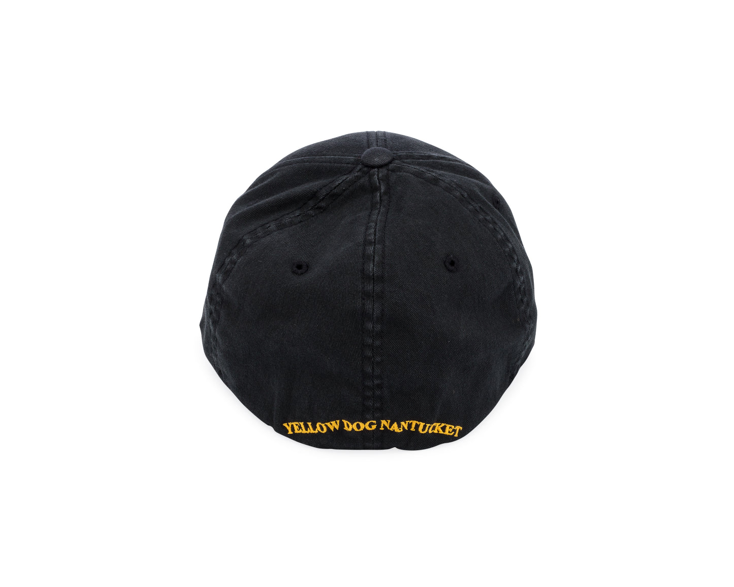 Yellow Dog Nantucket Black Cotton Cap