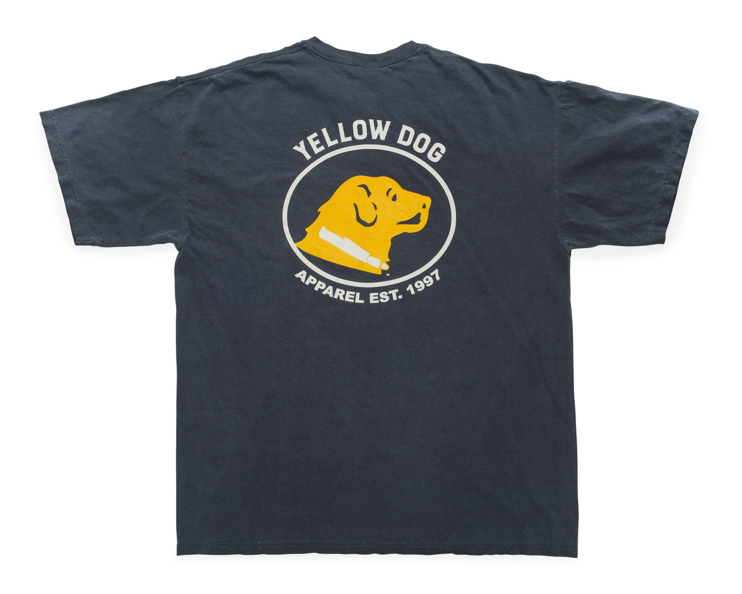 Yellow Dog Mens Short Sleeve Yellow Dog Head Tshirt