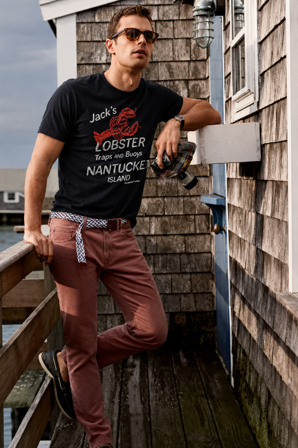 Yellow Dog® Jack's Lobster Salt Water Washed t-shirt
