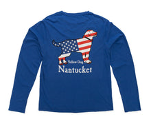 Yellow Dog Nantucket Long Sleeve USA Tshirt