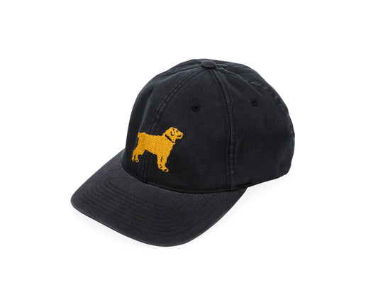 Yellow Dog Nantucket Black Cotton Cap