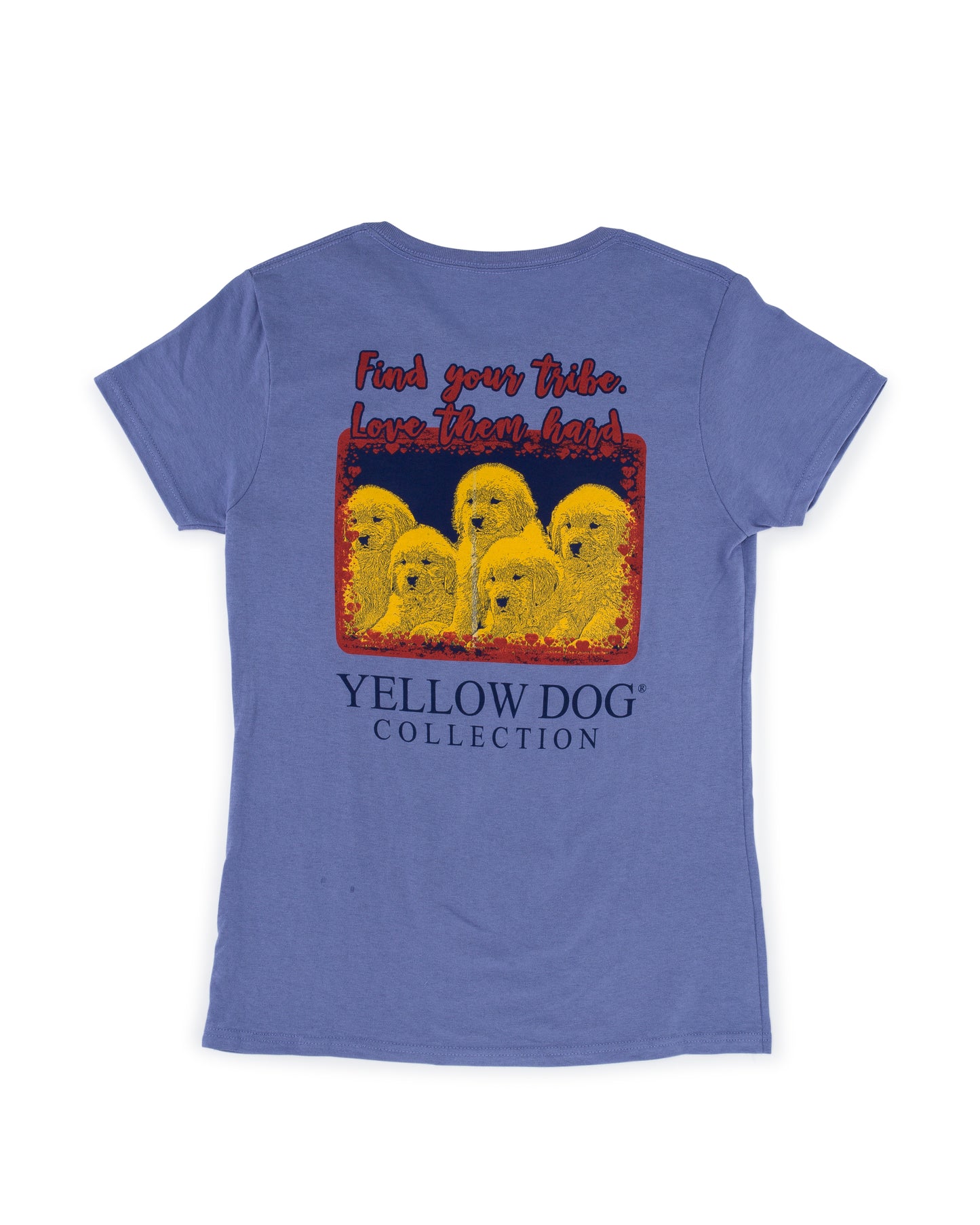 Short Sleeve t-shirt Yellow Dog Collection: Find Your Tribe