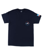 Yellow Dog Nantucket T-shirt: Short Sleeve American Flag USA