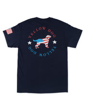 Yellow Dog Nantucket T-shirt: Short Sleeve American Flag USA