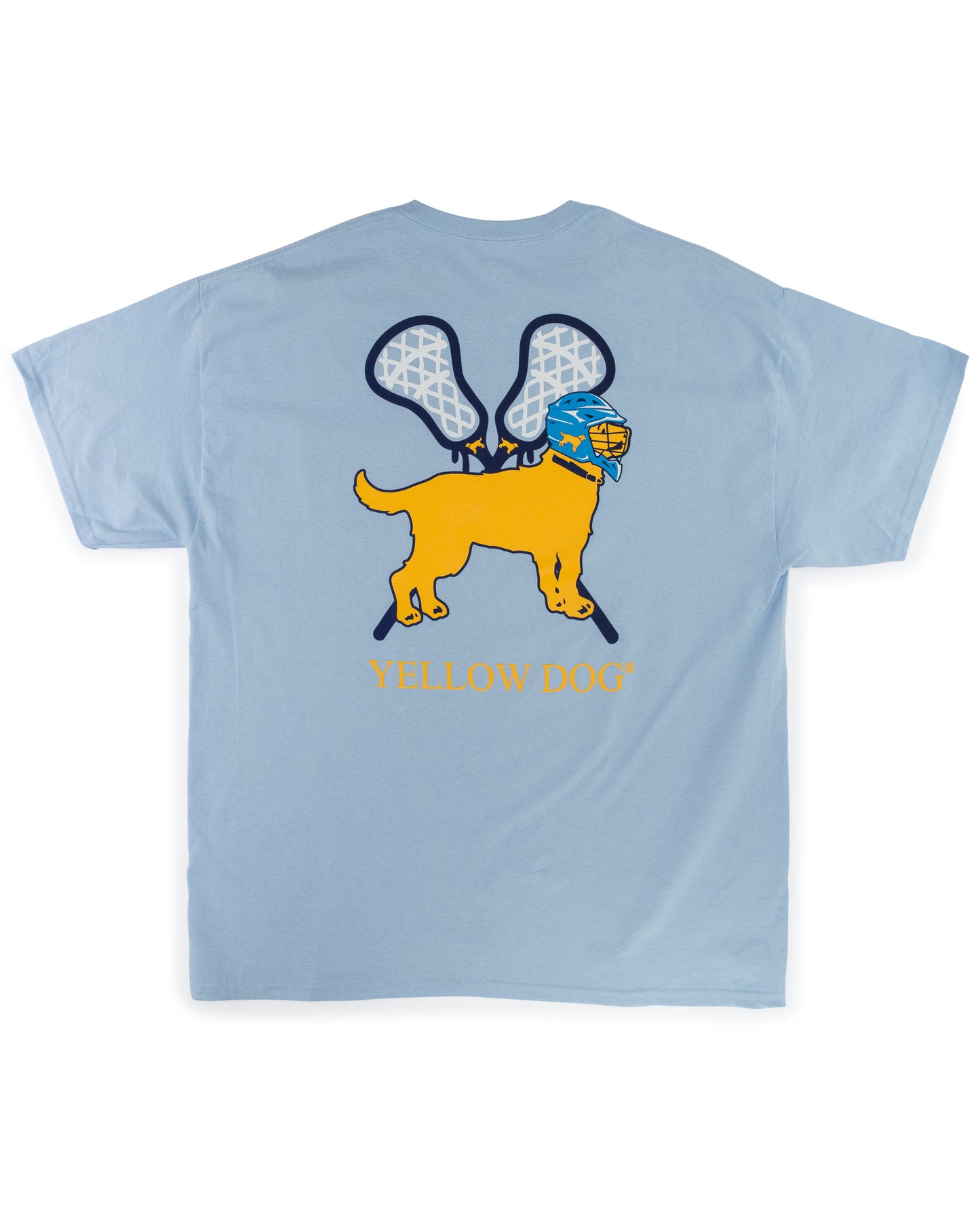 Yellow Dog Short Sleeve Lacrosse T-shirt North Carolina Blue