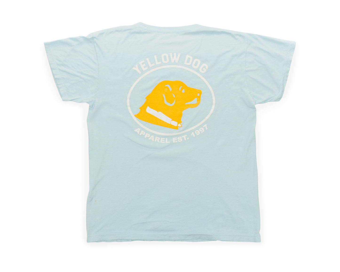 Women's Short Sleeve Yellow Dog Retriever Head Tshirt