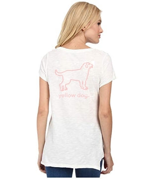 Yellow Dog Limited Edition Woof For A Cure©  T-shirt